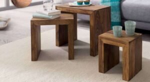 Handmade 3 in 1 Wooden Stools