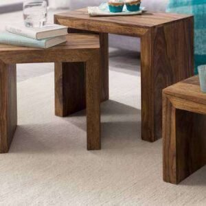 Handmade 3 in 1 Wooden Stools