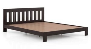 Queen Size Bed In Mahogany Finish