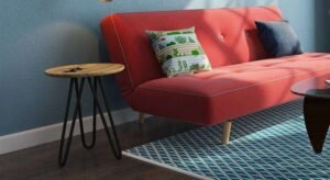 Solid Wood Side Table for Living Room