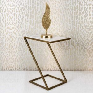 Slanting Chic End Table for Drawing Room
