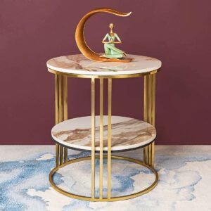 The Three Legged Double Decker Accent Table