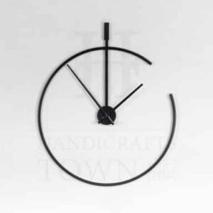 Large Metal Wall Clock