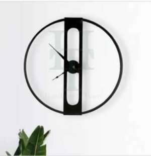 Modern Black Wall Clock