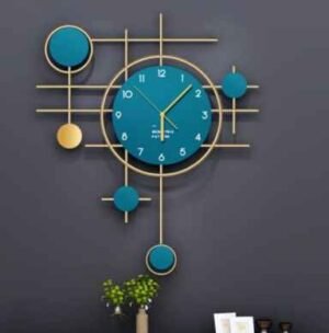 Blue Antique Wall Clock