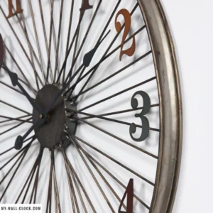 Giant Clock Handcrafted Iron