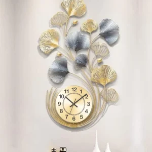 Flora Metal Wall Clock